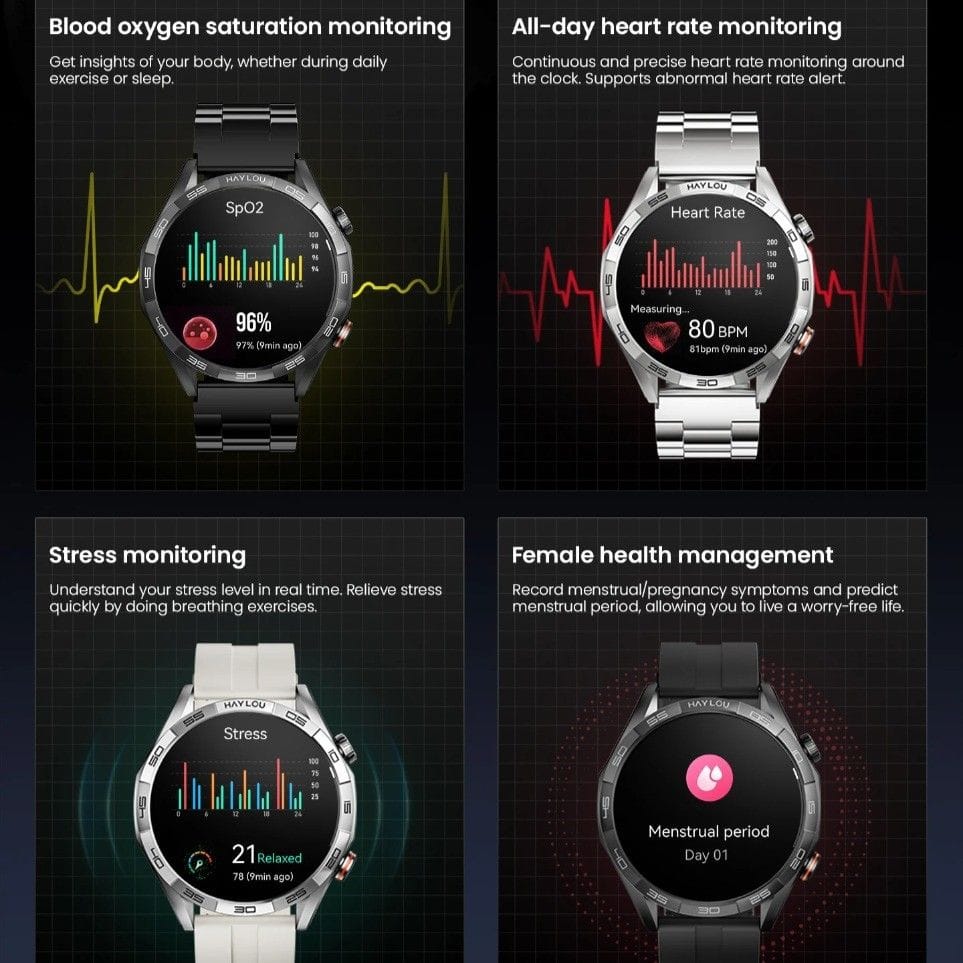 HAYLOU Solar 5 – Smartwatch Écran AMOLED 1.58" Sport & Aventure HAYLOU Solar 5 – Smartwatch Écran AMOLED 1.58" Sport & Aventure – Image 5