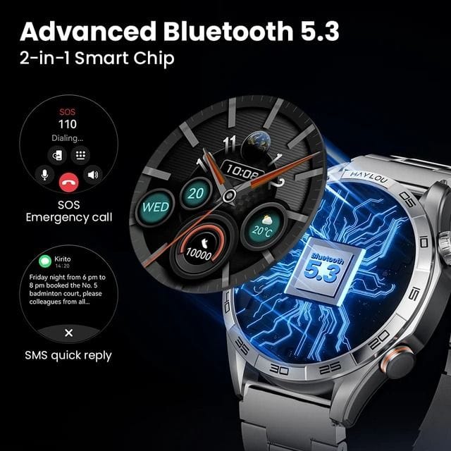 HAYLOU Solar 5 – Smartwatch Écran AMOLED 1.58" Sport & Aventure HAYLOU Solar 5 – Smartwatch Écran AMOLED 1.58" Sport & Aventure – Image 13