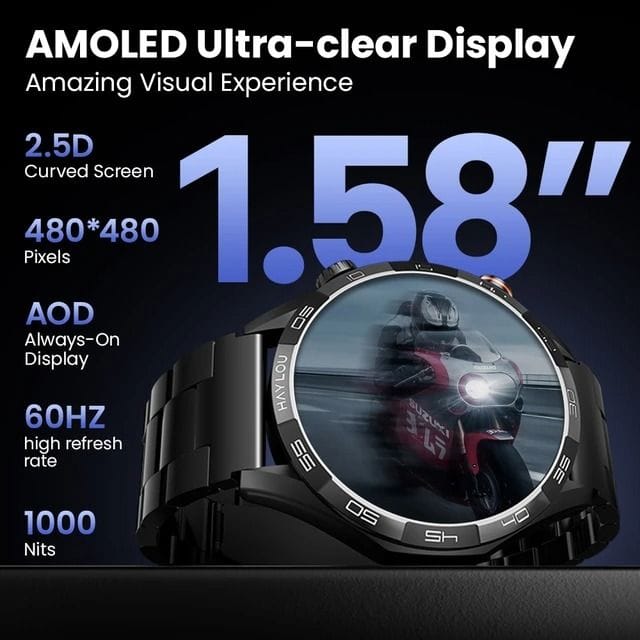 HAYLOU Solar 5 – Smartwatch Écran AMOLED 1.58" Sport & Aventure HAYLOU Solar 5 – Smartwatch Écran AMOLED 1.58" Sport & Aventure – Image 14