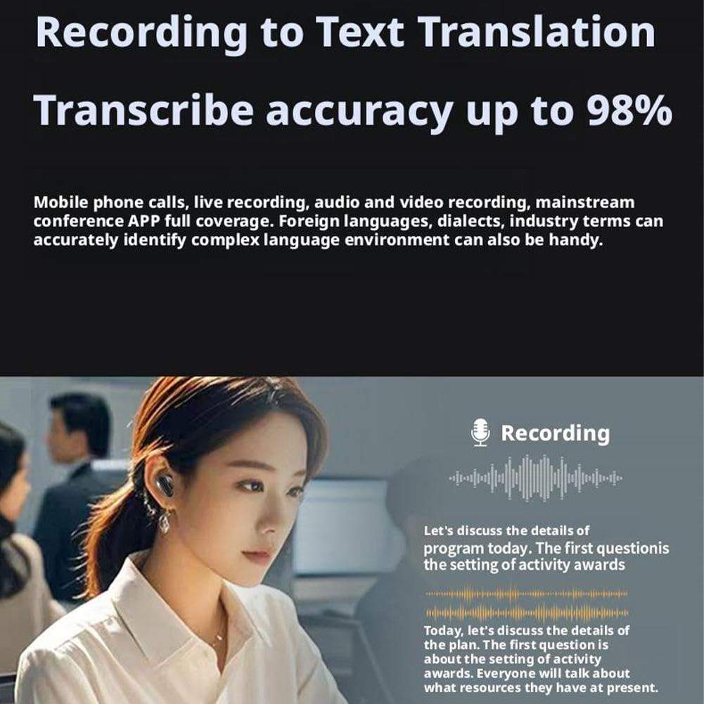 HTC NE20 – Écouteurs Gaming Bluetooth 6.0, Traduction IA, Bass, Ecran HTC NE20 – Écouteurs Gaming Bluetooth 6.0, Traduction IA, Bass, Ecran – Image 3