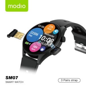 Modio SM07 – Smartwatch 4G avec Appels & Caméra