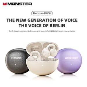 Monster Airstar M800 – Écouteurs Bluetooth 5.4 Gaming avec Micro ENC