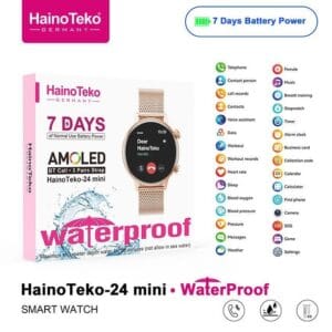 New arrivals HainoTeko-24 Mini – Smartwatch avec Ecran AMOLED pour Dames