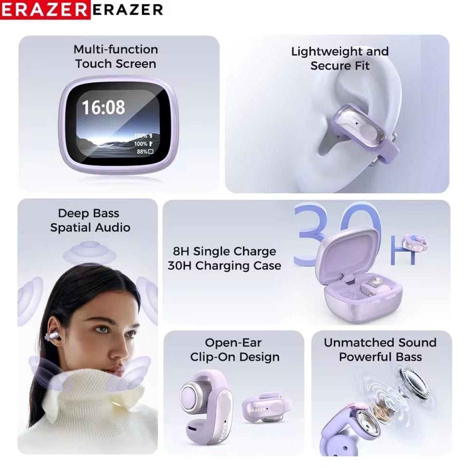 Lenovo Erazer XF28 – Écouteurs Traduction IA avec Bluetooth 6.0 Lenovo Erazer XF28 – Écouteurs Traduction IA avec Bluetooth 6.0 – Image 6