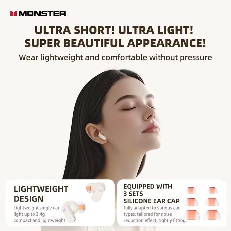 Monster AIRSTAR M300 OWS - Écouteurs Sans Fil Gaming & Sport – Bluetooth 6.0 Monster AIRSTAR M300 OWS - Écouteurs Sans Fil Gaming & Sport – Bluetooth 6.0 – Image 7