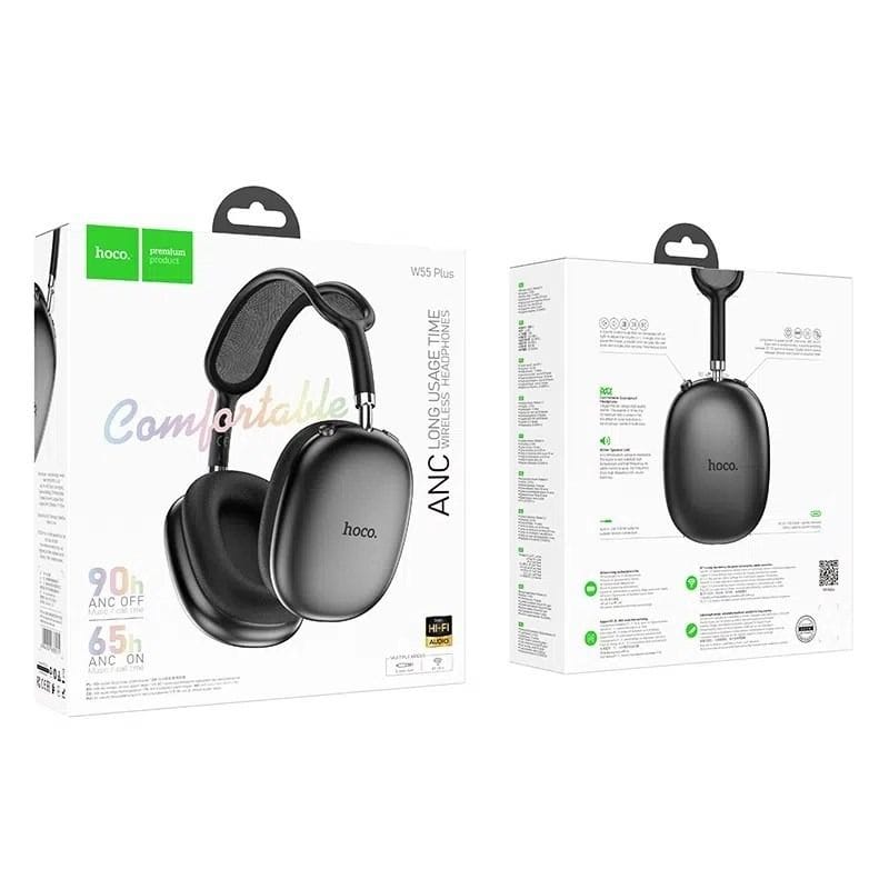 Hoco W55 Plus – Casque Bluetooth 5.4 avec ANC Longue Autonomie Hoco W55 Plus – Casque Bluetooth 5.4 avec ANC Longue Autonomie – Image 7