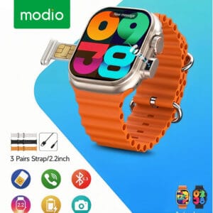 Modio SM03 – Smartwatch avec Carte SIM & Appareil Photo