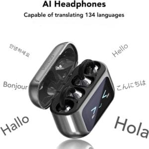 MINISO MS201 – Écouteurs Bluetooth 6.0 avec Traduction IA & Écran LCD