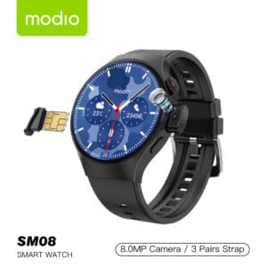 Modio SM08 – Smartwatch 4G avec SIM & Appareil Photo