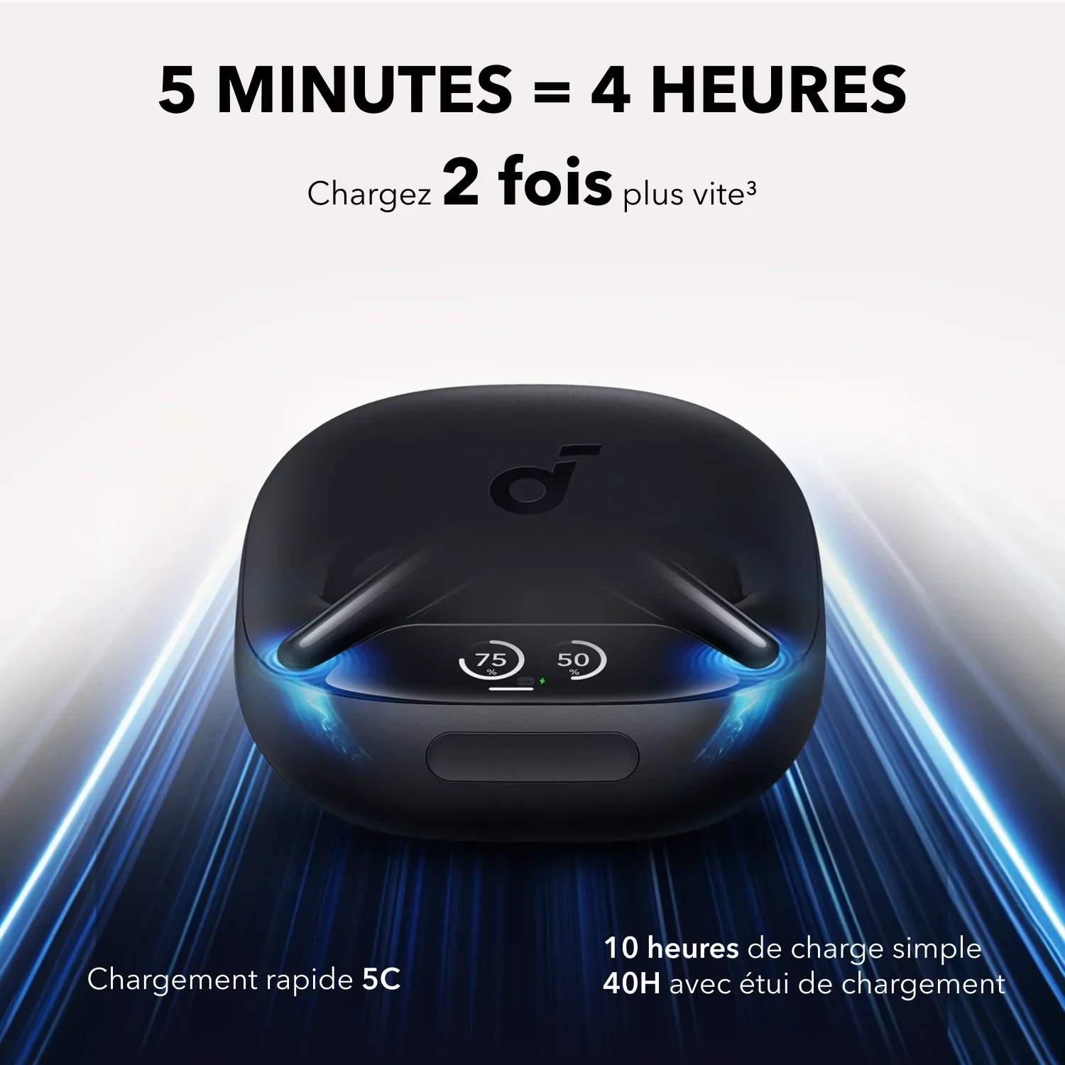 Anker Liberty 4 Pro – Écouteurs Bluetooth avec ANC Adaptatif & 6 Micros IA Anker Liberty 4 Pro – Écouteurs Bluetooth avec ANC Adaptatif & 6 Micros IA – Image 4