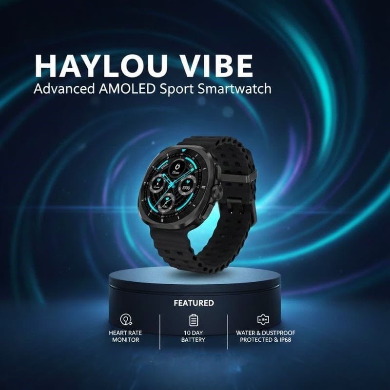 Haylou VIBE – Smart Watch AMOLED Ultra-Retina 1,43″ | IP68 Haylou VIBE – Smart Watch AMOLED Ultra-Retina 1,43″ | IP68 – Image 2
