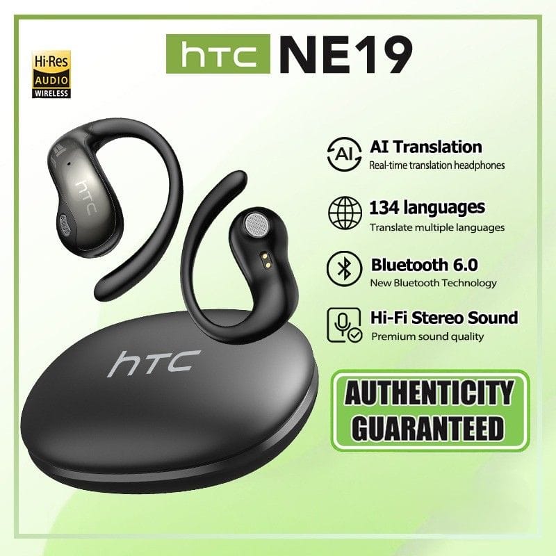 HTC NE19 – Écouteurs Bluetooth 6.0 OWS avec Traduction IA pour Sport HTC NE19 – Écouteurs Bluetooth 6.0 OWS avec Traduction IA pour Sport – Image 5