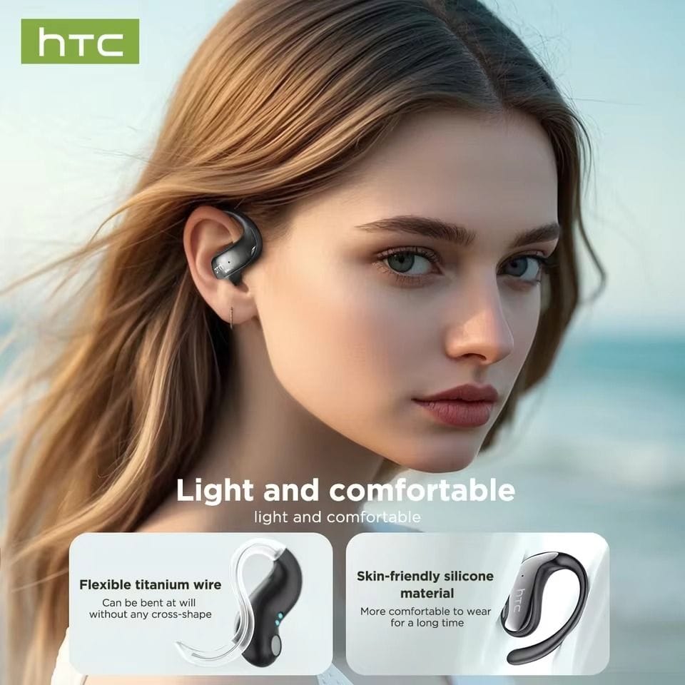 HTC NE19 – Écouteurs Bluetooth 6.0 OWS avec Traduction IA pour Sport HTC NE19 – Écouteurs Bluetooth 6.0 OWS avec Traduction IA pour Sport – Image 6