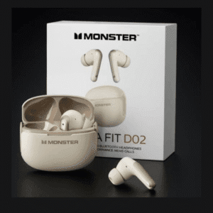 MONSTER AURA FIT D02 – Écouteurs Bluetooth 5.4 avec ANC & ENC