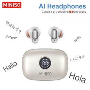 MINISO MS105 – Écouteurs Bluetooth 6.0 avec Traduction IA