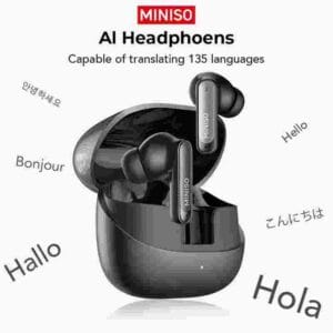 MINISO MS106 – Écouteurs Bluetooth 6.0 avec Traduction IA