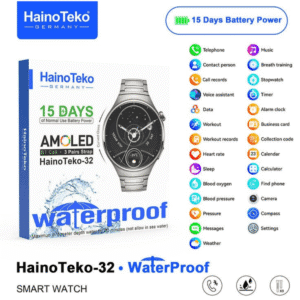 HainoTeko-32 ( Watch 4 Pro ) Waterproof – Smart Watch Bluetooth avec Ecran AMOLED