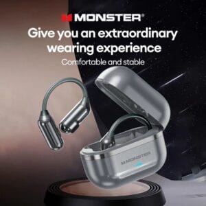 Monster MQO42 – Écouteurs Gaming OWS Bluetooth 6.0 avec ANC & 4 Micros ENC