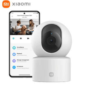 Xiaomi Smart Camera C201 – Caméra de surveillance Full HD 1080p, IA locale, Wi-Fi 6, Rotation 360°