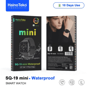 HainoTeko SQ-19 Mini – Smartwatch Bluetooth | Écran 1.72” | 10 Jours d’Autonomie