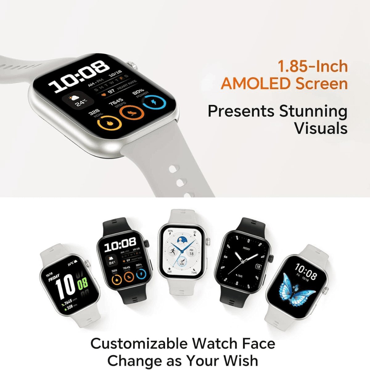 HONOR CHOICE 2i – Smartwatch AMOLED 1.85” | 1ATM | 14 Jours d'Autonomie HONOR CHOICE 2i – Smartwatch AMOLED 1.85” | 1ATM | 14 Jours d'Autonomie – Image 6