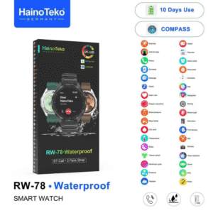HainoTeko RW-78 – Smartwatch Ecran AMOLED | NFC | Boussole | Bluetooth