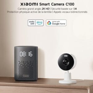 Xiaomi Smart Camera C100 – Caméra de surveillance HD 2K (3 MP) intelligente | Wifi 6