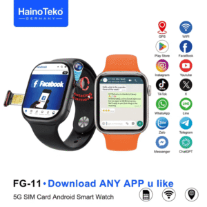 HainoTeko FG-11 - Smartwatch Android 5G | 4/64GB | GPS | Caméra Rotative