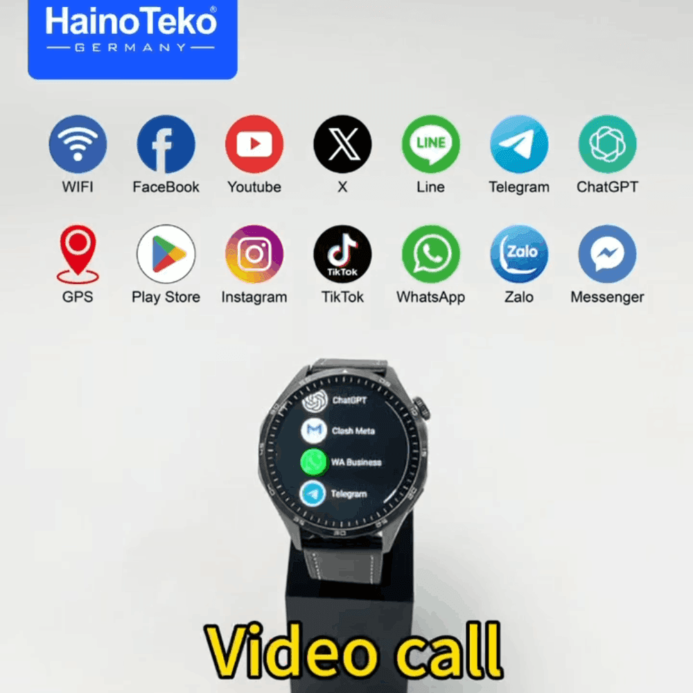 HainoTeko FG-8 5G – Smartwatch Android avec Ecran AMOLED 1,43″ & Caméra Rotative HainoTeko FG-8 5G – Smartwatch Android avec Ecran AMOLED 1,43″ & Caméra Rotative – Image 6