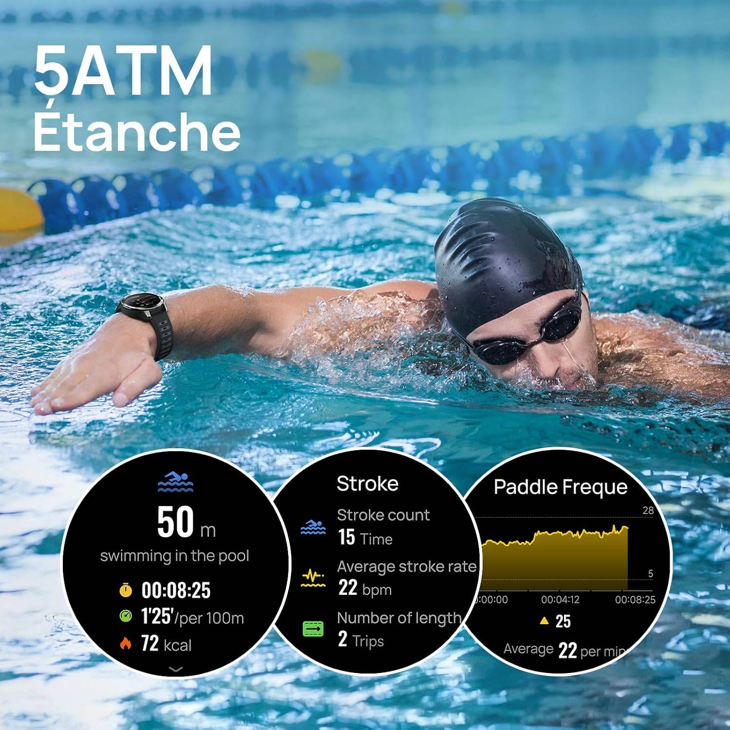 Mibro GS Pro 2 - Smartwatch AMOLED 1200 nits | 5ATM | GPS Avancée Mibro GS Pro 2 - Smartwatch AMOLED 1200 nits | 5ATM | GPS Avancée – Image 5