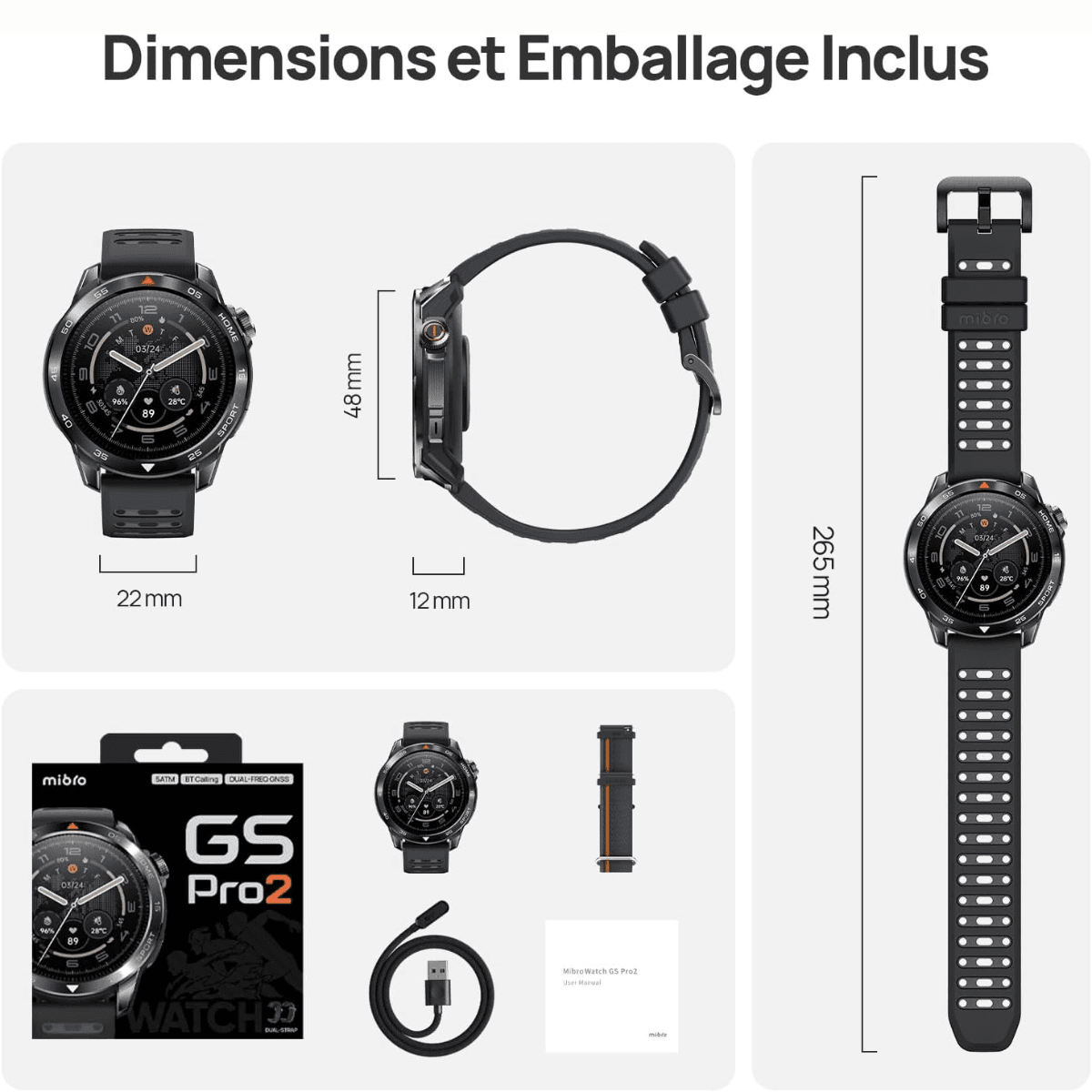 Mibro GS Pro 2 - Smartwatch AMOLED 1200 nits | 5ATM | GPS Avancée Mibro GS Pro 2 - Smartwatch AMOLED 1200 nits | 5ATM | GPS Avancée – Image 16