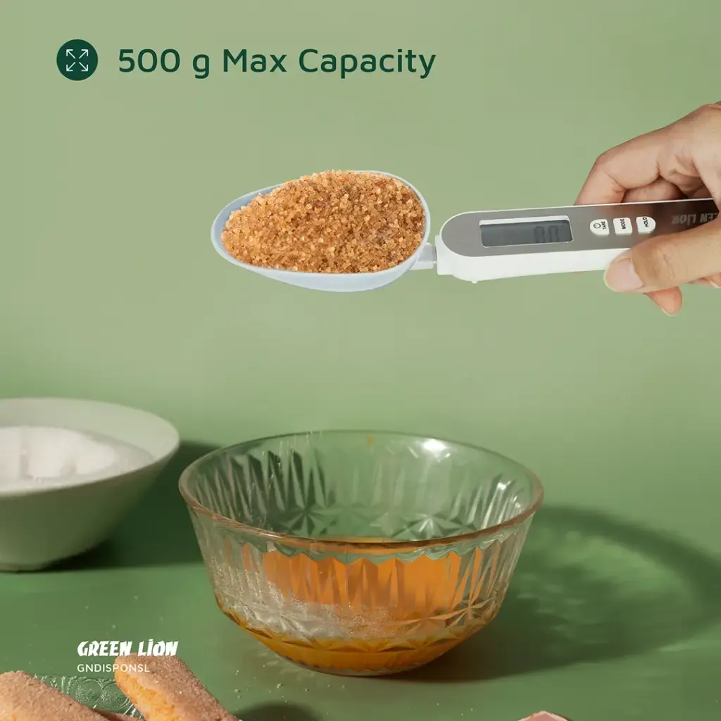 Green Lion Digital – Cuillère Doseuse & Balance Digitale Précise 0.1 g avec Écran LCD Green Lion Digital – Cuillère Doseuse & Balance Digitale Précise 0.1 g avec Écran LCD – Image 3