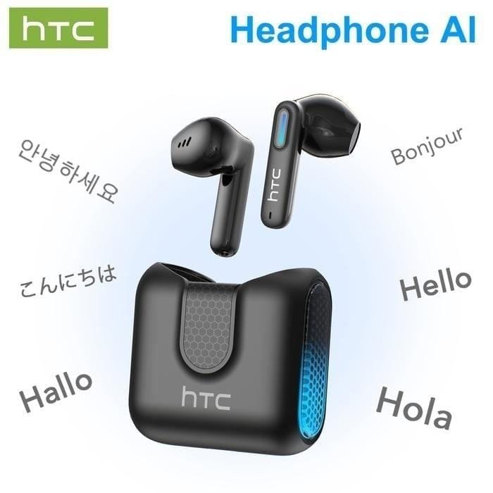 HTC NE49 – Écouteurs Bluetooth 6.0 avec Traduction IA + Mode Gaming HTC NE49 – Écouteurs Bluetooth 6.0 avec Traduction IA + Mode Gaming