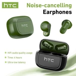 HTC NE51 – Écouteurs Bluetooth 6.0 avec Traduction IA