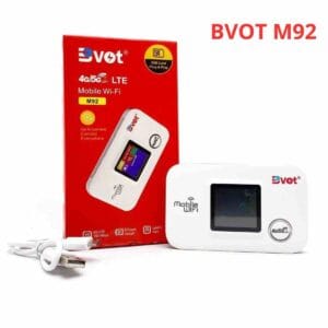 BVOT M92 – Routeur Wi-Fi Mobile 4G/5G LTE, 150Mbps, 8H d’Autonomie