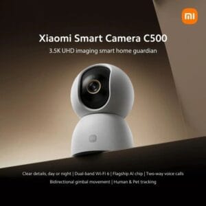 Xiaomi Smart Camera C500 – Caméra de surveillance UHD 3,5K 6MP avec IA & Wi-Fi 6
