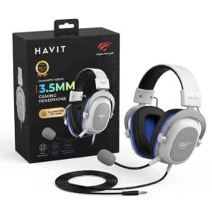 HAVIT Gamenote H2002D – Casque Gaming Over-Ear Stéréo HD avec Microphone Détachable