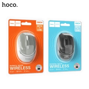 Hoco GM34 – Souris Sans Fil Bluetooth 5.2 & 2.4 GHz 1600DPI