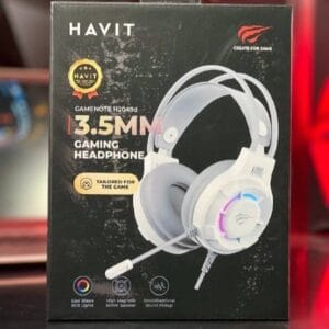 HAVIT GameNote H2049D – Casque Gaming RGB Over-Ear 50mm - Blanc