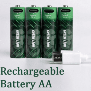 Green Lion AA/AAA - Piles Rechargeables Type-C 1.6V Zn-Ni