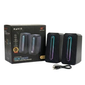 Havit SK216 - Haut-parleur Gaming RGB 2.0 & 5 W x2 RMS