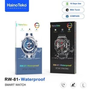 HainoTeko RW-81 – Smart Watch AMOLED IPS 1.53” Waterproof avec Boussole