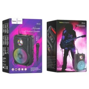 🔊 HOCO BS46 Mature – Enceinte Bluetooth Portable Outdoor avec Lumières LED