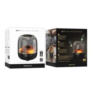 🔊 HOCO BOROFONE BP17 – Enceinte Bluetooth Portable avec 2 Micros Sans Fil