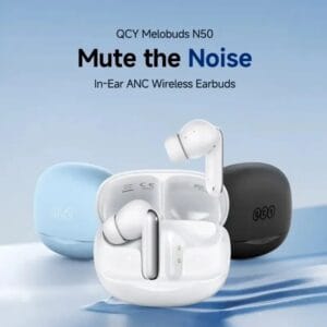 QCY MeloBuds N50 – Écouteurs Bluetooth 5.4 avec ANC & 6 Micros ENC IA