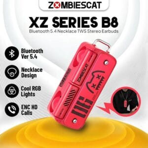 ZombiesCat B8  – Écouteurs Bluetooth 5.4 avec ENC HD Calls & Mode Gaming