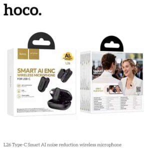 HOCO L26 – Double Microphone avec Réduction de Bruit ENC IA | USB-C