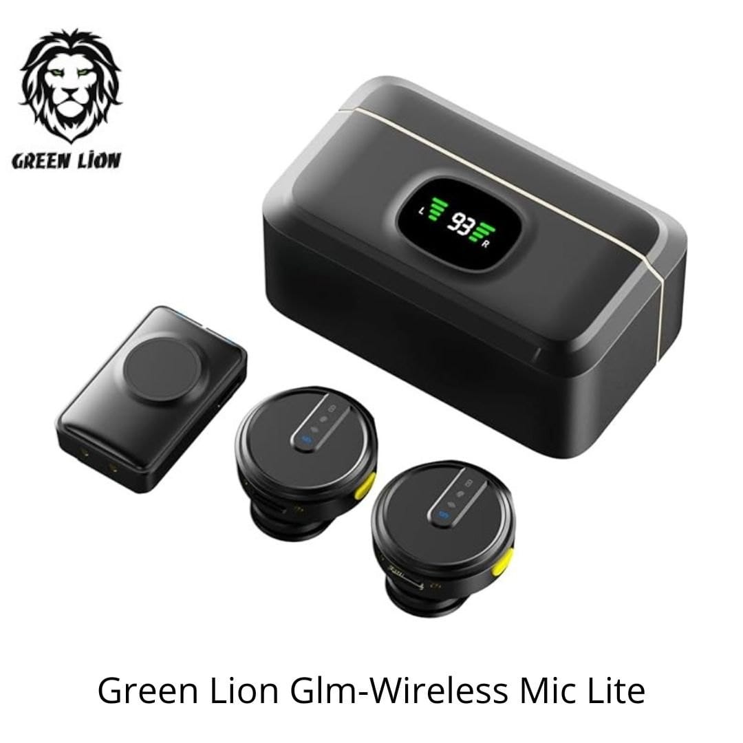 Green Lion GLM-Wireless Mic Lite – Double Microphone Sans Fil USB-C, Lightning et Jack 3,5 mm Green Lion GLM-Wireless Mic Lite – Double Microphone Sans Fil USB-C, Lightning et Jack 3,5 mm – Image 13
