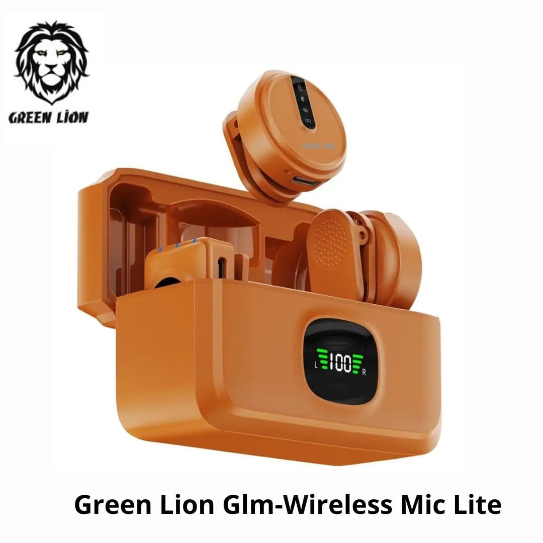 Green Lion GLM-Wireless Mic Lite – Double Microphone Sans Fil USB-C, Lightning et Jack 3,5 mm Green Lion GLM-Wireless Mic Lite – Double Microphone Sans Fil USB-C, Lightning et Jack 3,5 mm – Image 11