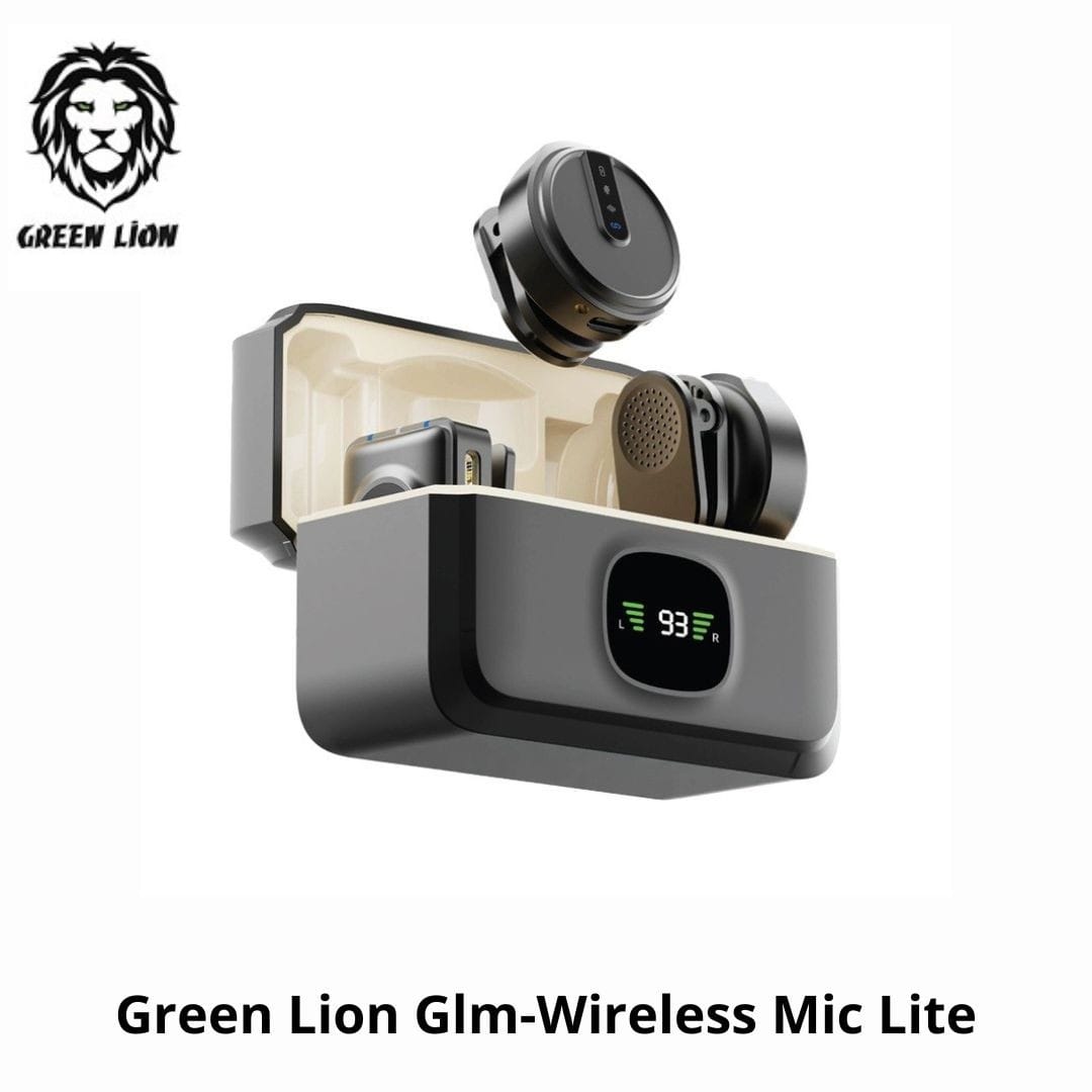 Green Lion GLM-Wireless Mic Lite – Double Microphone Sans Fil USB-C, Lightning et Jack 3,5 mm Green Lion GLM-Wireless Mic Lite – Double Microphone Sans Fil USB-C, Lightning et Jack 3,5 mm – Image 9